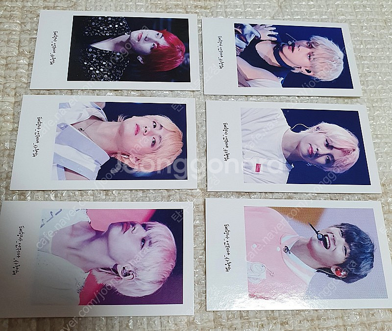 산타태형 방탄 BTS 태형이 뷔 모음 포토카드 폴로라이...--4