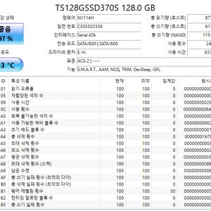 트랜센드 SSD 128G (Transcend SSD370S)