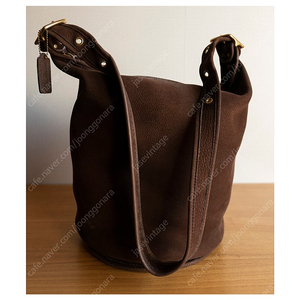 올드 코치 소프트 레더 더플백 old COACH - Soft Leather Duffle Bag L (Mahogany) 4950