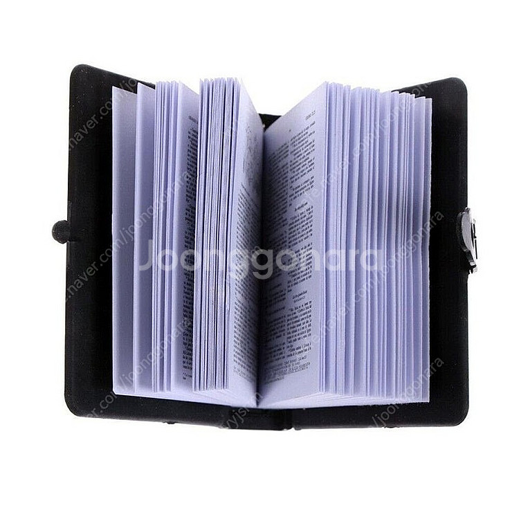 새 주황색 소형 성경 책 기독교 예수 십자가 가죽--9