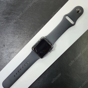 애플워치3 38mm,GPS,스페이스 그레이 알루미늄,블랙스포츠밴드 풀박