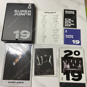 슈퍼주니어 굿즈(2019시즌그리팅, 공식 엘프 굿즈, D&E 교통카드)