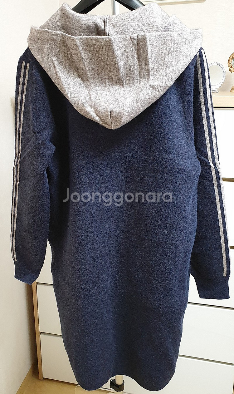 후드 니트코트--1