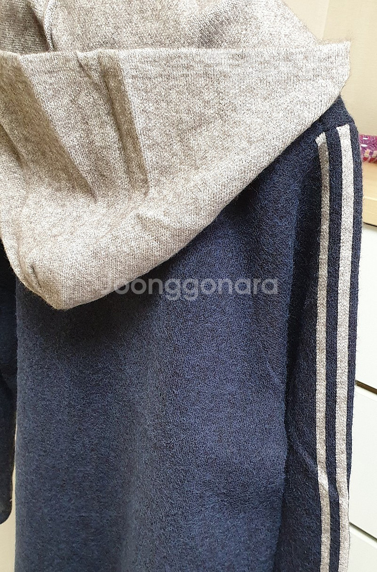 후드 니트코트--2