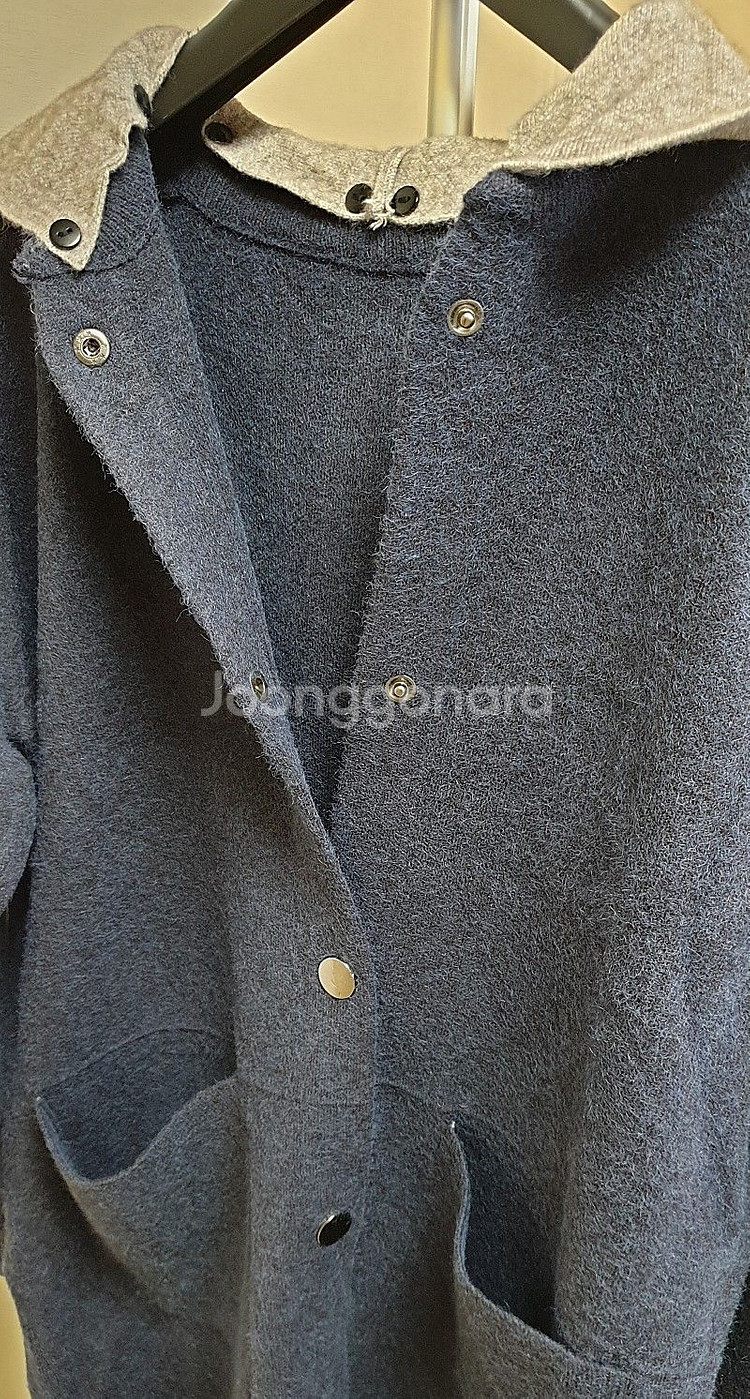 후드 니트코트--3