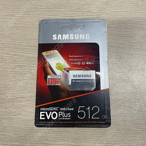 삼성전자 EVO PLUS 마이크로SD 512GB 메모리카드 (4K UHD 가능, 어댑터 포함) 택포