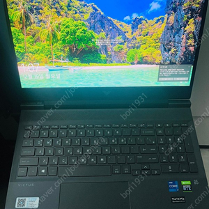 HP VICTUS 게이밍 16-d0184TX Win10정품 i7 11세대 3050ti 노트북 SS급 팝니다