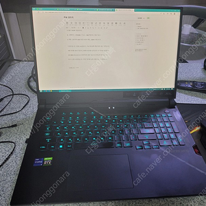 ASUS G733ZS RTX3080 판매합니다.. AS 3년짜리