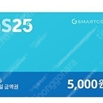 GS25 5000원권 4500원에 팝니다. (2장-9,000원)