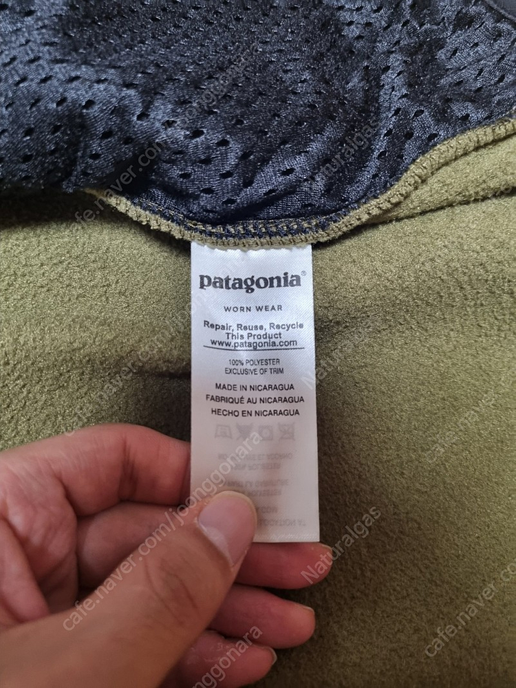 파타고니아 신칠라 후드집업 카키 M사이즈--7