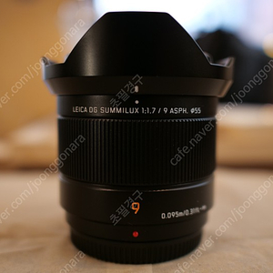 파나소닉 루믹스 라이카 Leica 9mm F1.7 렌즈 팝니다.