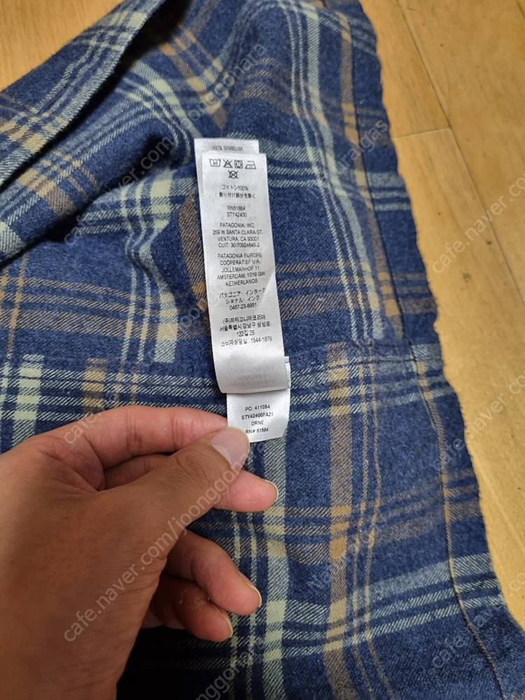 파타고니아 피오르드 플란넬 셔츠 M사이즈--5