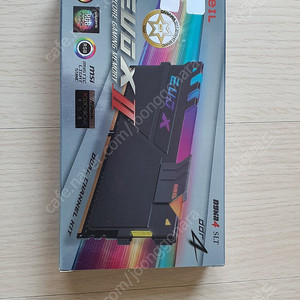 게일 ddr4-3600 cl18 16기가(8gb x 2) 팝니다.