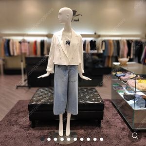 오즈세컨 크롭 더블 자켓