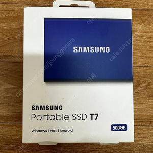 [새상품] 삼성전자 포터블 외장 SSD T7 500GB