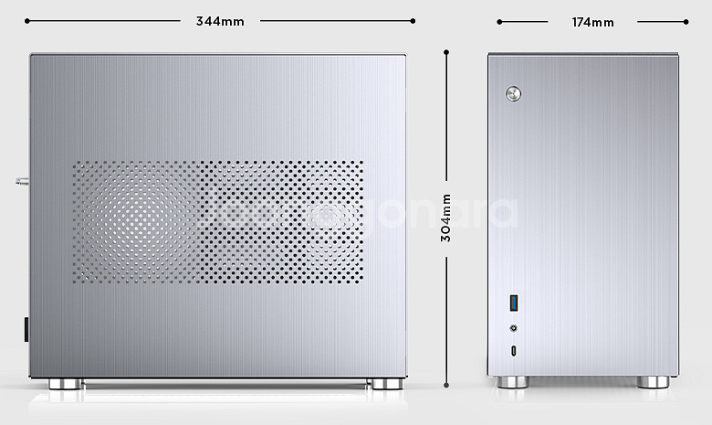 JONSBO V10 미니 ITX 알루미늄 케이스--8