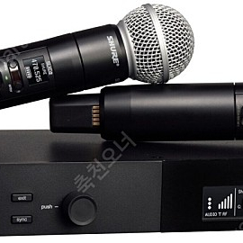 슈어 SHURE SLXD24D/SM58 듀얼채널 무선마이크세트