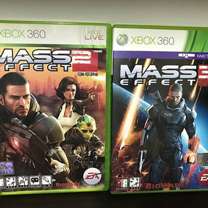 XBOX360 매스이팩트 2 + 매스이펙트 3 일괄