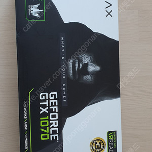 갤럭시 GTX 1070 hof 8GB 풀박 팝니다.