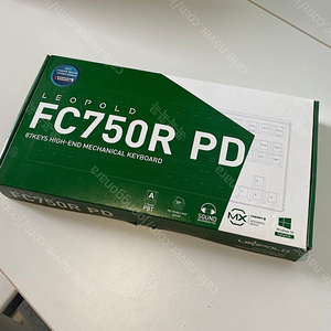 레오폴드 fc750r pd 에버그린 한글 CLEAR축 팝니다