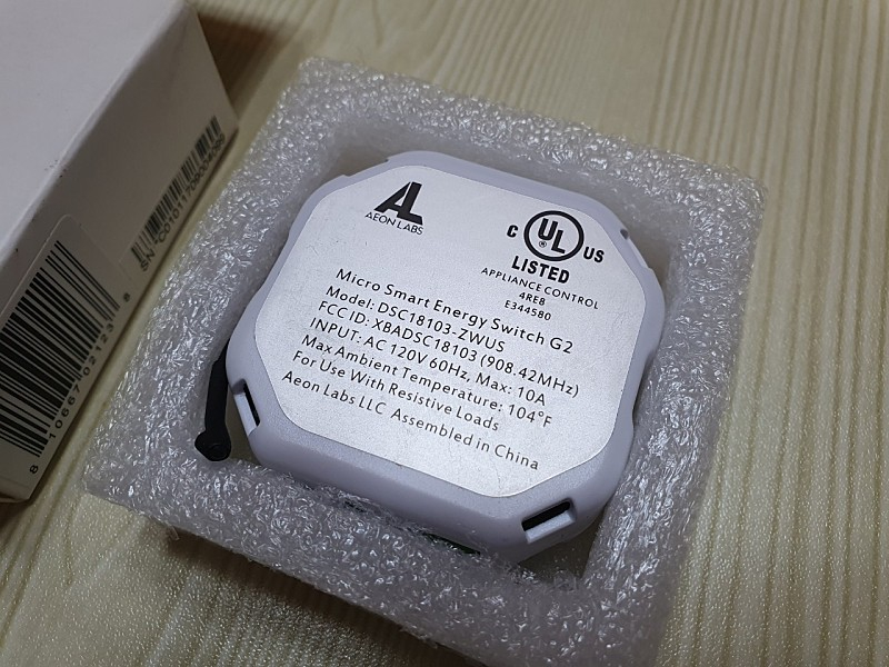 Aeotec IoT Switch 마이크로 스마트 에너지 스위치 이미지