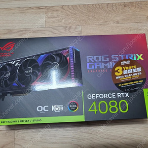 rtx 4080 로그 스트릭스 OC 판매합니다.