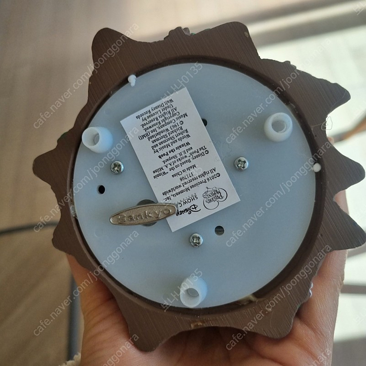 디즈니 푸우 워터볼 스노우볼 오르골 풀박스--4