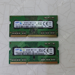 노트북 램 ddr3 4g 2개 팝니다.