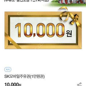 SK주유권 10000원 - 9300원에 팔아요