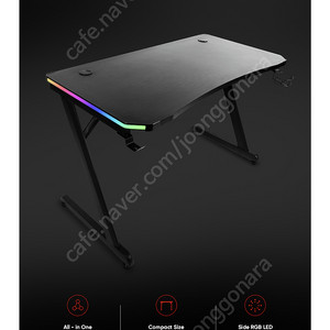 앱코 AGF02 사이드 RGB LED 게이밍 책상 1200 새상품