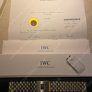 IWC 3777 무광 브레이슬릿 새상품급 팝니다. (최근구매, 새상품급)