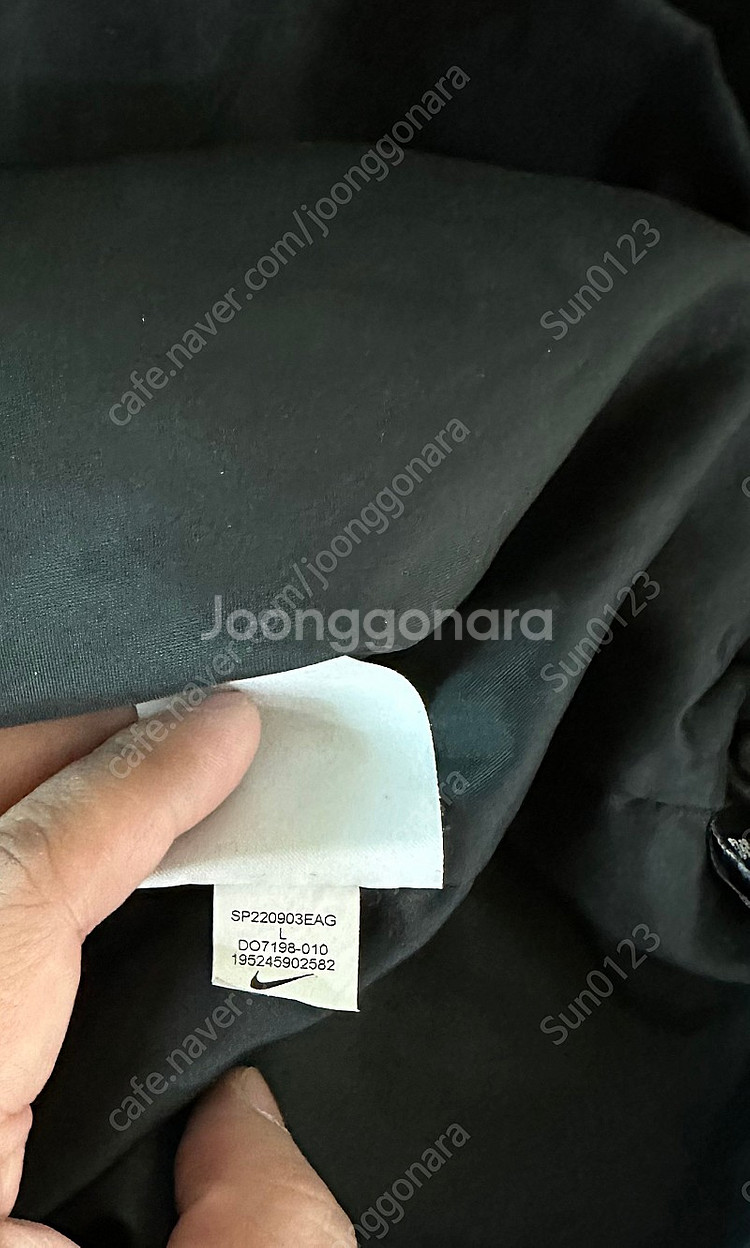 슈프림X나이키ACG 데님아노락 L 판매합니다--2