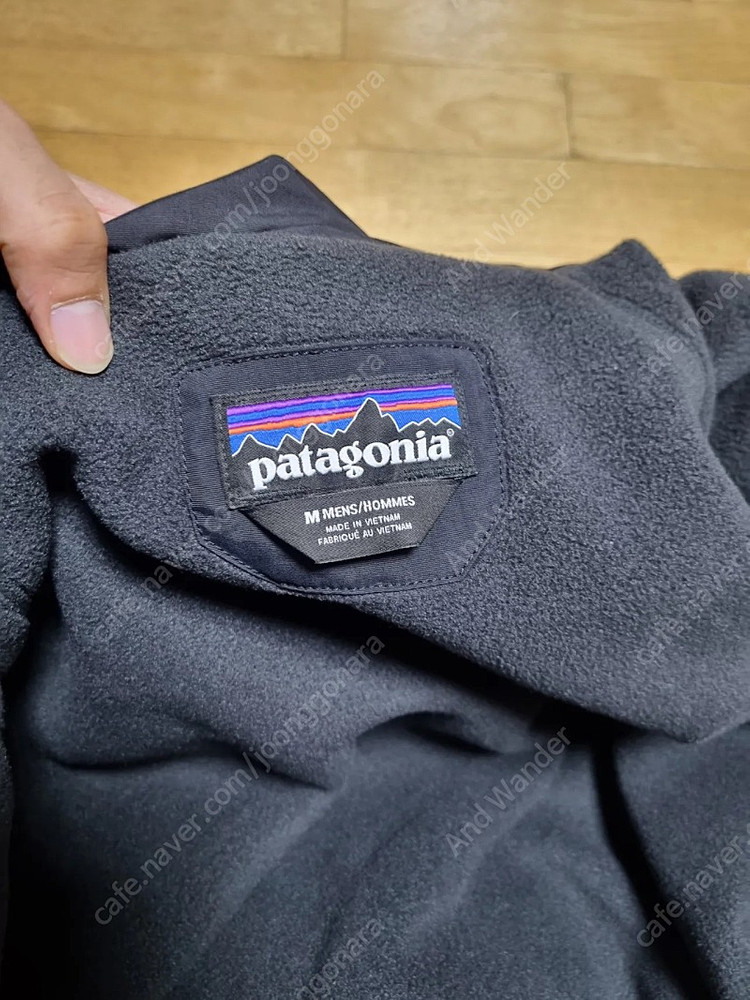 파타고니아 쉘드 신칠라 자켓 M사이즈 블랙--9