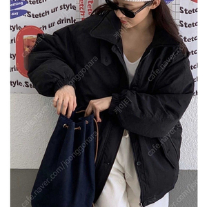베르가못 피터패딩 블랙