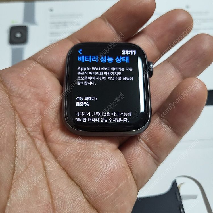 애플 워치 5 45mm 셀룰러 팝니다.--1