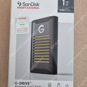 샌디스크 프로페셔널 지드라이브 G-drive Armorlock 외장 SSD 1tb 미개봉