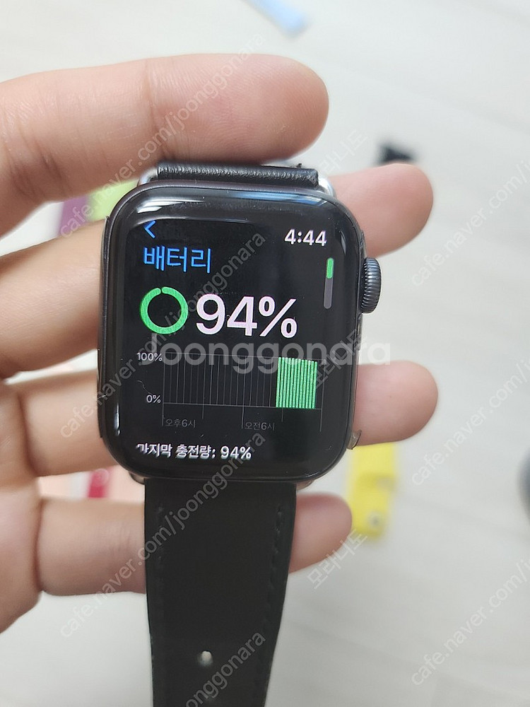 애플워치6 40mm gps + 애플워치 스트랩 줄 19...--1