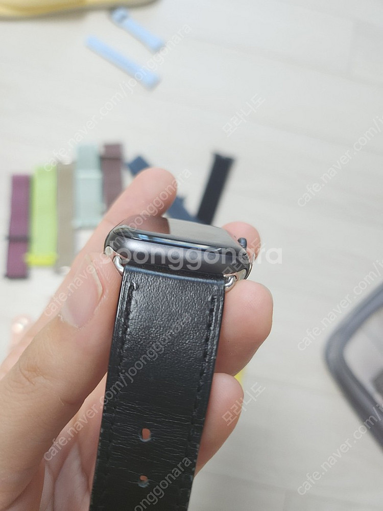 애플워치6 40mm gps + 애플워치 스트랩 줄 19...--2
