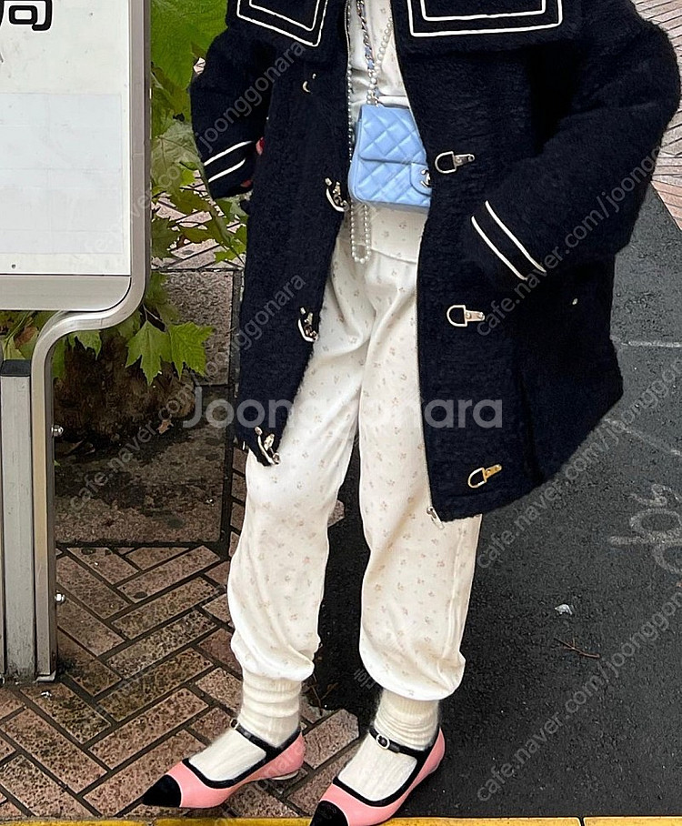 프레클 모헤어 세일러 코트 freckle mohair sailor coat--2