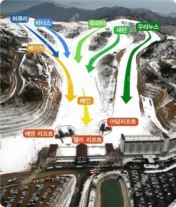 부산양산에덴밸리리조트(콘도)스키장. 1/7(토) 예약숙...--0