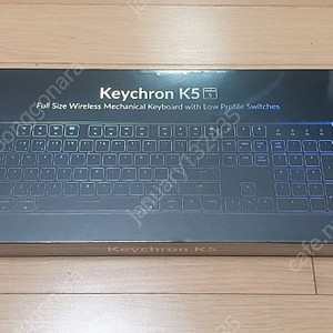 키크론 K5 적축 키보드 Keychron K5 RGB 새상품 판매합니다