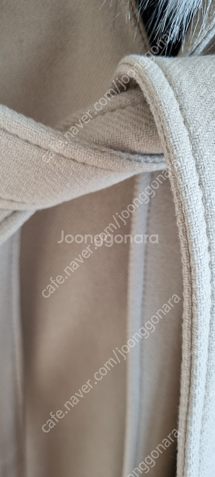 자라(ZARA) 벨티드 울 코트 M (택째 새상품)--8