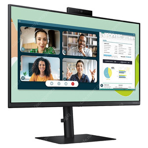(미개봉)삼성 s24a400 웹캠내장 피벗모니터