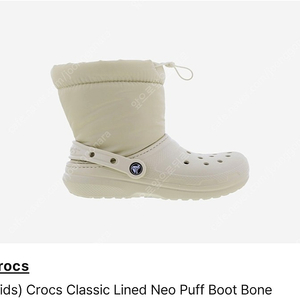 (kid)corcs classic lined neo puff boot bone