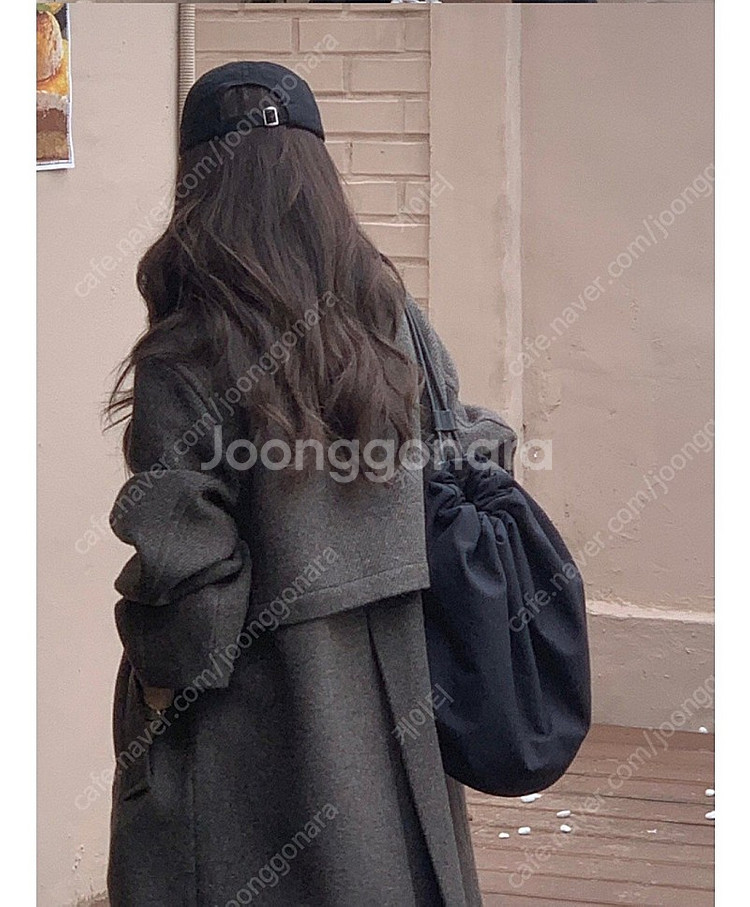 베르가못 클레어 울 롱코트--1