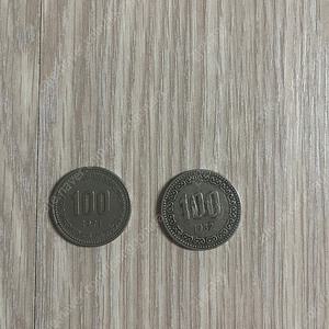 1971년, 1982년 100원 동전 판매
