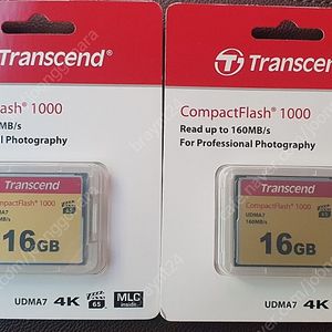 TRANSCEND CompactFlash 1000 16GB(트랜센트 CF메모리카드)