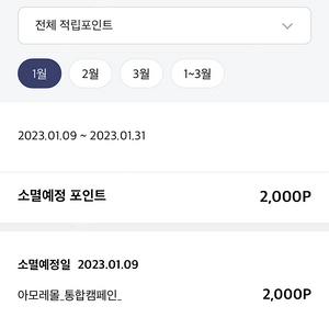 당일소멸 뷰티포인트 2000 > 1300