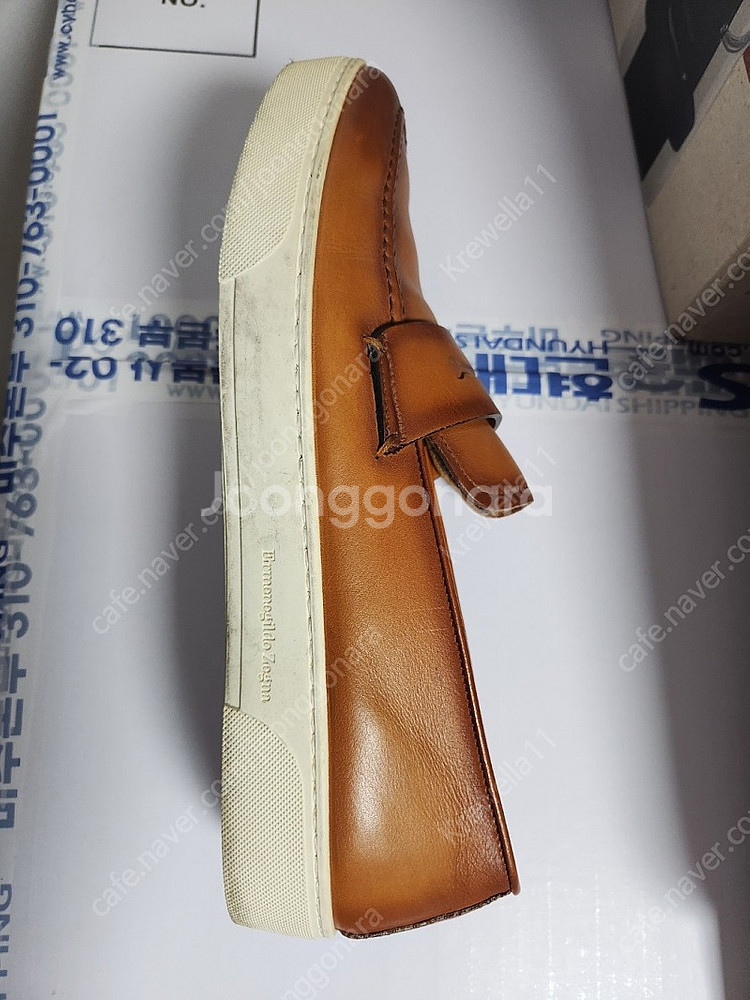 (거의 신품; 260) 에르메네질도 제냐 보트슈즈--0
