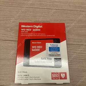 WD RED SA500 500GB 미개봉 정품